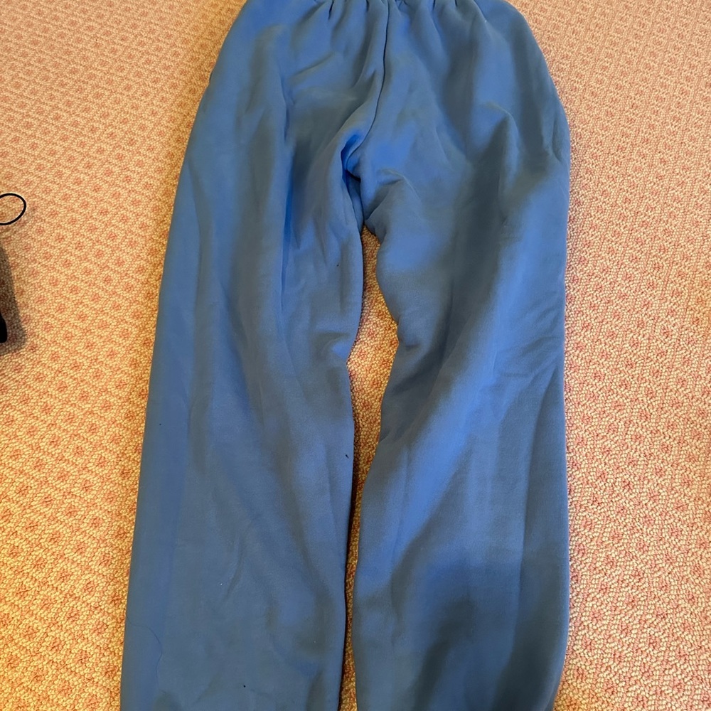 White fox achieve 6.0 blueberry sweatpants small